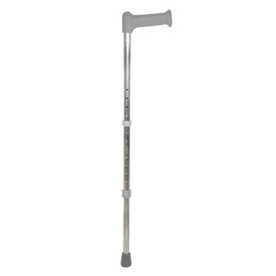 B&Q -  Ambidextrous Lightweight Aluminium Walking Stick With 12 Adjustable Heights For Maximum Comfort
