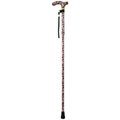Loops Stylish Deluxe Ambidextrous Foldable Walking Cane With 5 Adjustable Height Settings from B&Q