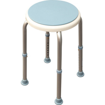 Aidapt Bath Stool With Rotating Seat - Height Adjustable Shower Aid Seat - 135Kg Limit - Image 3