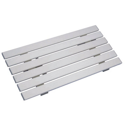 B&Q -  Durable Reinforced Plastic Shower And Bath Board685mm Width With 159Kg Capacity