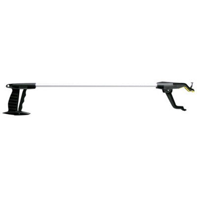 Loops Deluxe 24 Inch Long Reach Grabber Tool For Easy Litter Picking And Retrieval from B&Q