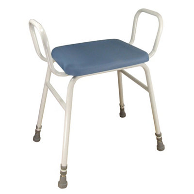 Loops Unisex Multicolor Perching Stool With Arms - 500 650Mm Adjustable Height - Padded Wipe Clean Seat Large - Image 2