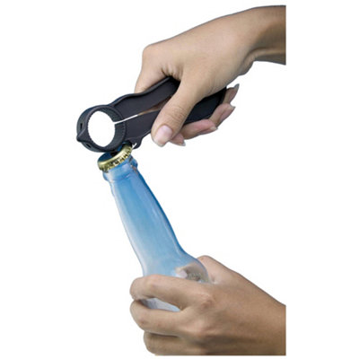 Loops Unisex Clear Multi Use Can & Bottle Opener - Opens Twist Caps - Glass Bottle Opener In - Image 2