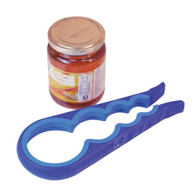 Loops Ergonomic Universal Jar And Bottle Opener For All Sizes With Strong Rubber Grip from B&Q