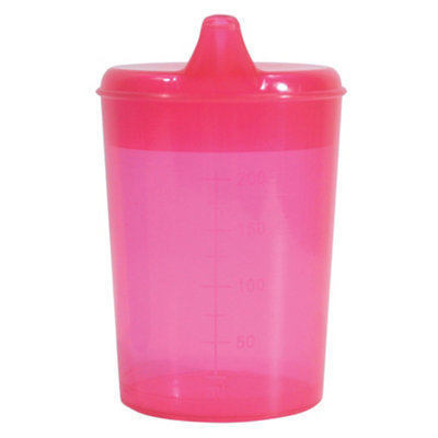 Aidapt Red Drinking Sippy Cup - Two Spouts - Blended Foods And Liquids - Dishwashable - Image 3