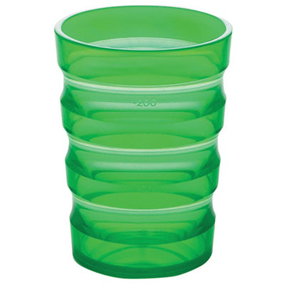 Loops Ergonomic Easy Grip Spill-Proof Cup With LidGreen Color from B&Q