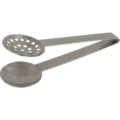 Loops Stainless Steel Mess-Free Tea Bag Squeezer Tongs For Easy Draining from B&Q