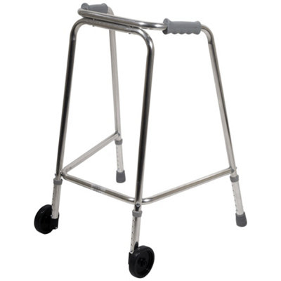 Loops Adjustable Lightweight Aluminium Wheeled Walking Frame For Enhanced Mobility from B&Q