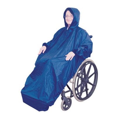 Loops Waterproof Fleece Lined Wheelchair Mac With SleevesMachine Washable For Ultimate Comfort from B&Q