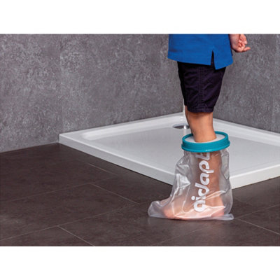 Loops Multicolor Kids Foot Cast Protector - Neoprene Seal - Half Length Foot Leg Bandage Cover - Image 2