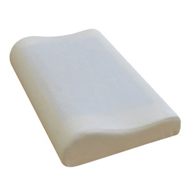 Loops Cooling Gel Memory Foam Contour Pillow With Soft Velvet Cover For Ultimate Comfort from B&Q