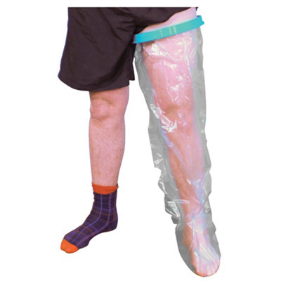 Loops Premium Waterproof Cast And Bandage Protector For AdultsLong Leg Bathing Aid from B&Q