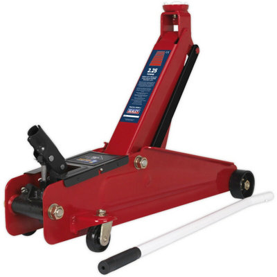 Premium High Lift Suv Trolley Jack2.25 Tonne Capacity With 535mm Maximum Lift HeightRed from B&Q