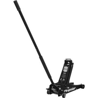 Professional Twin Piston Hydraulic Trolley Jack3000Kg Capacity With 533mm Lift Height from B&Q