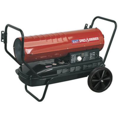 Industrial Space WarmerParaffin / Kerosene / Diesel Heater125000 Btu/hr from B&Q