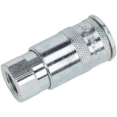  - 50 Pack Slim Profile Female Coupling Bodies With 1/4" Bsp Thread For Workshop Tools