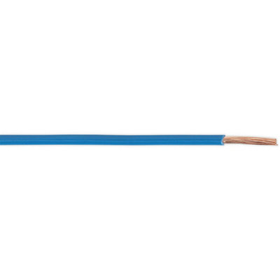  - Blue 25A Thin Wall Automotive Cable30M ReelSingle CoreRohs Compliant