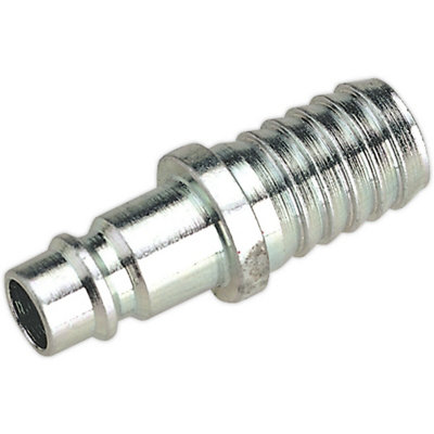 B&Q 2 Pack High Flow Rate Adaptor Tailpiece For 1/2 Inch Bore Hose - Durable Hardened Steel Construction