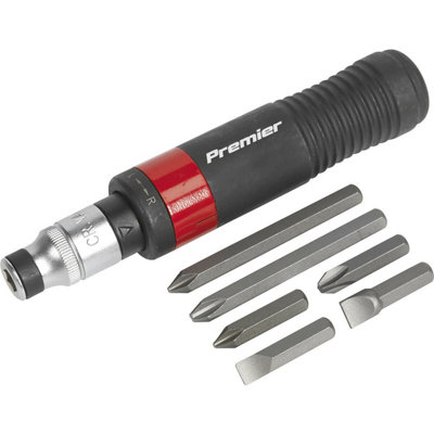 8 Pack Compact Impact Driver Tool Set For Tight Screw Removal from B&Q