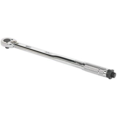 Precision Micrometer Torque Wrench With 1/2 Inch Drive And Flip Reverse Mechanism from B&Q
