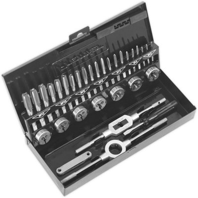 32-Piece Premium Metric Tap And Die Set For M3 To M12 Threading