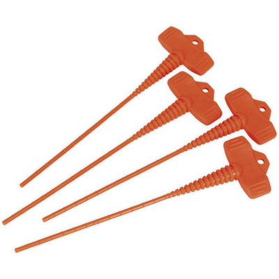 4 Pack Applicator Nozzle StopperCaulking Cartridge SealCut-To-Size from B&Q