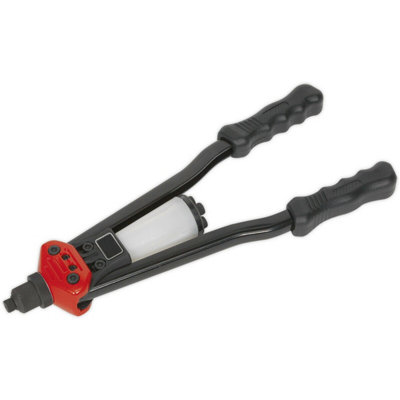  - Heavy Duty Adjustable Riveter With Collection Bowl For Multiple Rivet Types