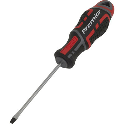 Premium Ergonomic Slotted Screwdriver 3 X 75mm With Magnetic Tip For Optimal Performance from B&Q