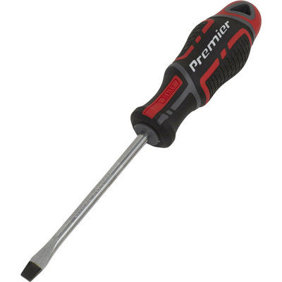  - Premium Slotted Screwdriver 6 X 100mm With Ergonomic Grip And Magnetic Tip