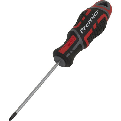 Premium Phillips Screwdriver 0 X 75mm With Ergonomic Grip And Magnetic Tip from B&Q