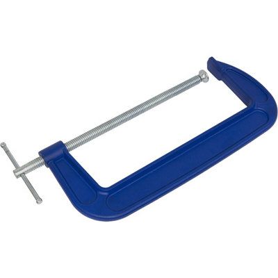 300mm Heavy Duty Forged G-Clamp With Swivel Tip For Precision Clamping from B&Q