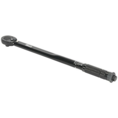 Precision Calibrated Micrometer Torque Wrench1/2 Inch Drive With Flip Reverse Mechanism from B&Q