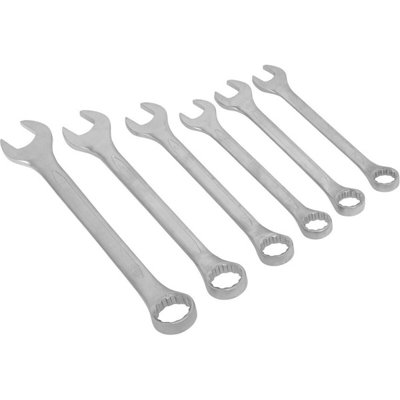  - 6-Piece Extra Large Combination Spanner Set For Professional Use