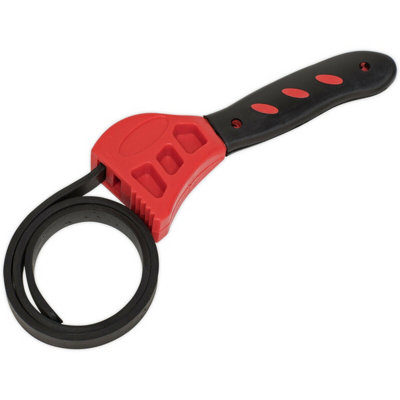 Loops 120Mm Adjustable Strap Wrench - Soft Grip Handle - Oil Filter Removal Strap - Image 3