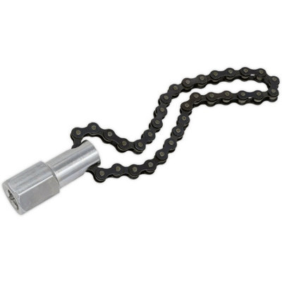 B&Q 1/2" Sq Drive Oil Filter Chain Wrench - 135Mm Capacity - Heavy Duty Chain