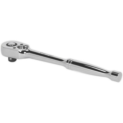  - Premium 48-Tooth Pear-Head Ratchet Wrench3/8 Inch Drive With Flip Reverse Mechanism