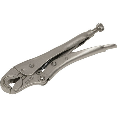 195mm Round Jaw Locking Pliers With 35mm CapacityDurable Chrome Molybdenum Tools from B&Q