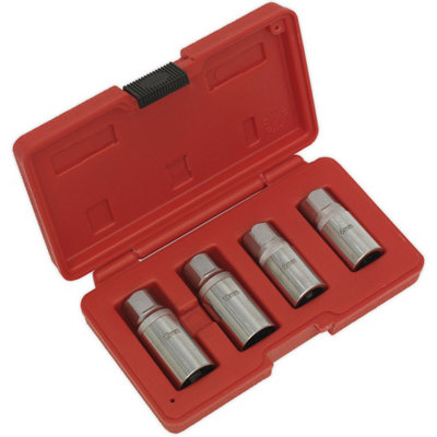  - 4 Piece Stud Extractor Set1/2" Sq Drive6mm 8mm 10mm & 12mmChrome Plated