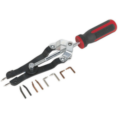 Versatile Internal External Circlip Pliers With Interchangeable Tips For Precision Tasks from B&Q