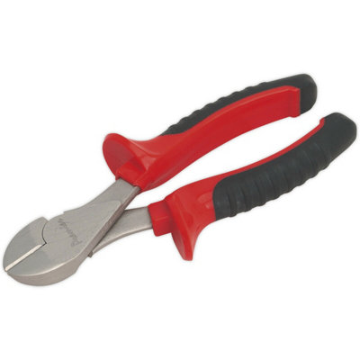 190mm Heavy Duty Side CuttersHardened Cutting JawsDrop Forged Steel Pliers from B&Q