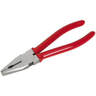 200mm Combination PliersDrop Forged Steel30mm Jaw CapacitySerrated Jaws from B&Q