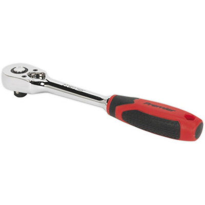  - Premium Pear-Head Ratchet Wrench3/8" Drive With Flip Reverse And 48-Tooth Gear