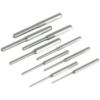  - Premium 9 Piece Parallel Roll Pin Punch SetDurable Hardened Steel For Precision Work
