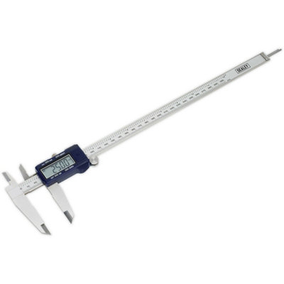 300mm Digital Vernier CalipersHardened & TemperedLcd DisplayCase from B&Q