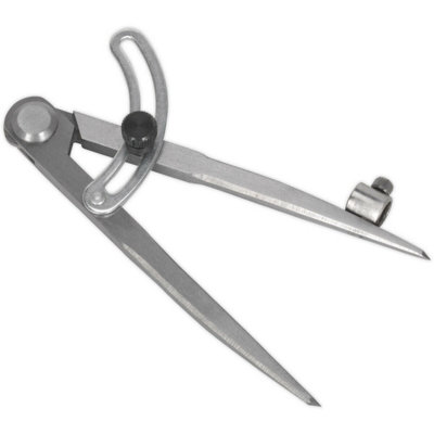 150mm Locking Wing Divider With CompassTwo Point MeasurementAdjustable from B&Q