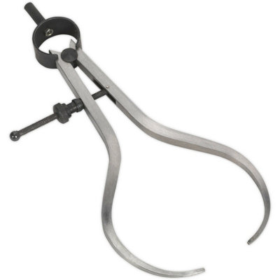 150mm External Spring CaliperAdjusting Washer & NutBrushed Metal Finish from B&Q
