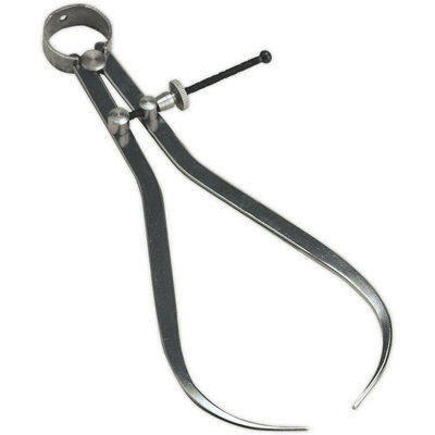 200mm External Spring CaliperAdjusting Washer & NutBrushed Metal Finish from B&Q