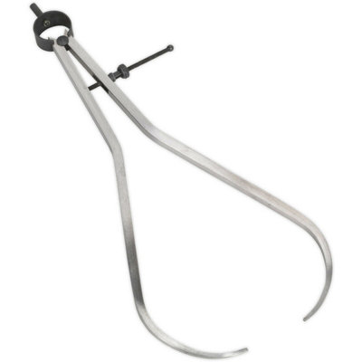 300mm External Spring Caliper With Adjusting Washer And NutDurable Brushed Metal Finish from B&Q