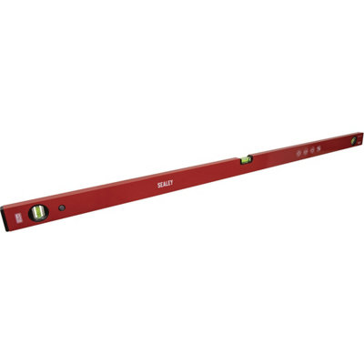 B&Q 1200Mm Precision Powder Coated Spirit Level With 45 Degree Angle Rule