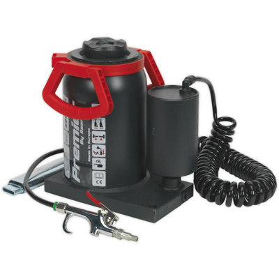 30 Tonne Hydraulic Bottle Jack For Air And Manual Use With 455mm Lift Height from B&Q